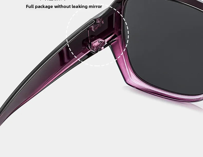 Vintage Oversized UV400 Sunglasses with Fit-Over Design