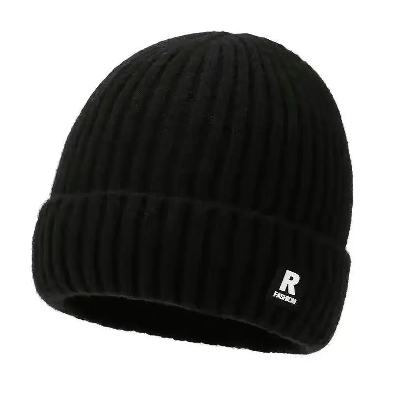 Fleece-Lined Knit Beanie for Men and Women