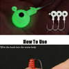 Colorful Fishing Jig Head Hooks with Soft Lure Compatibility