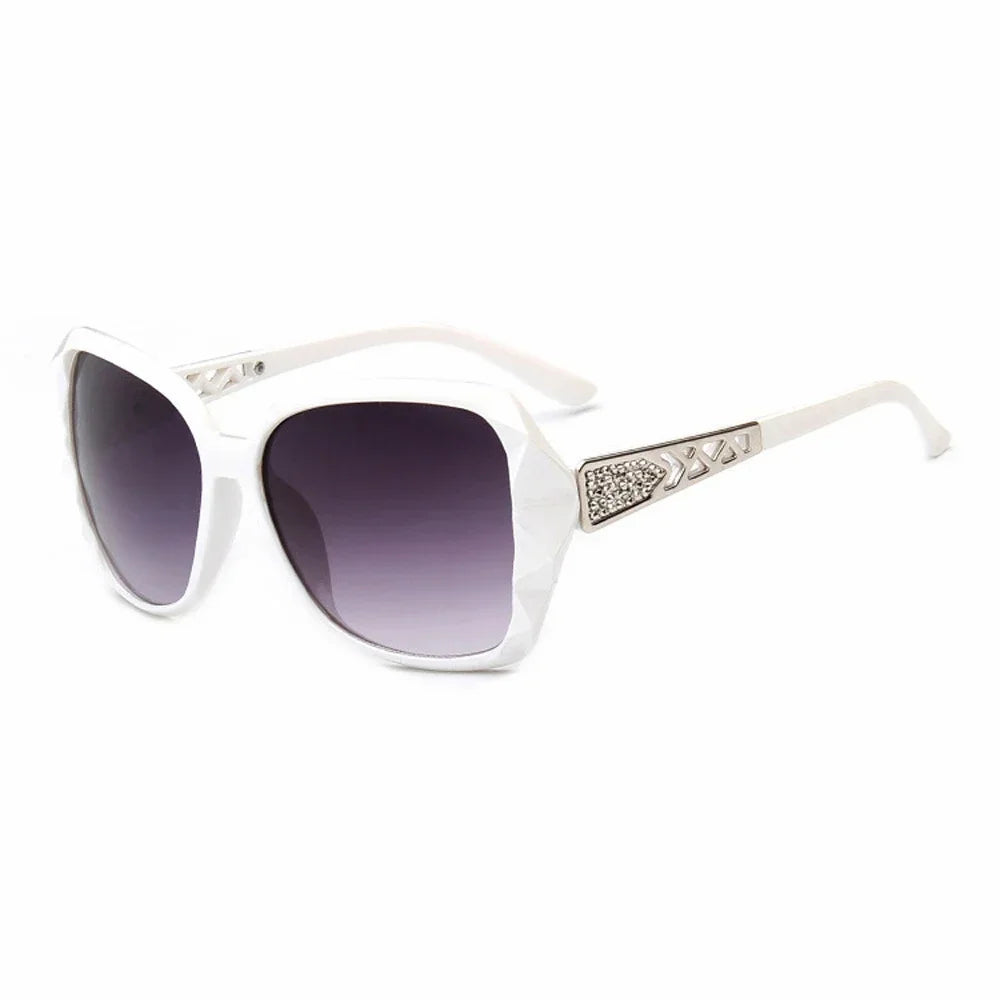 Purple Square Sunglasses with UV400 Protection