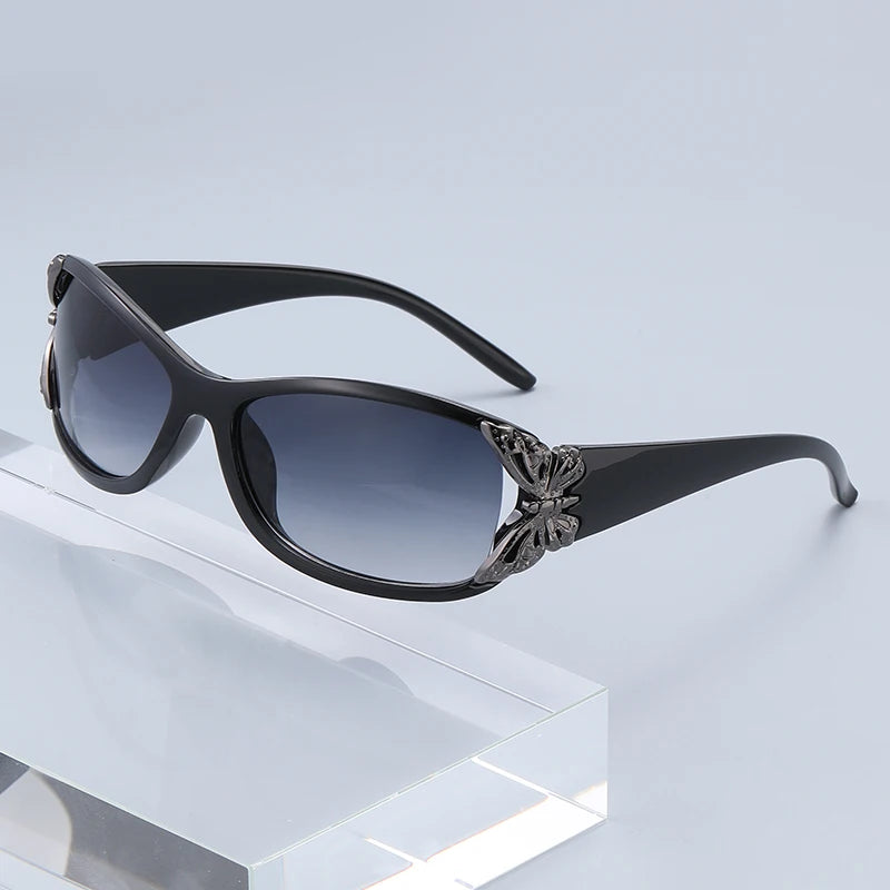 Butterfly Cat-Eye Sunglasses with UV400 Protection