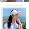 Breathable Adjustable Sun Visor Cap for Women