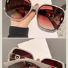 Oversized Square Sunglasses with Gradient Lenses