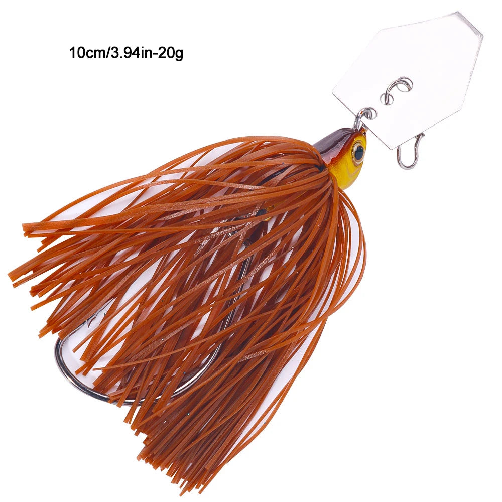 Chatterbait Spinnerbait Lure for Bass, Pike & Walleye