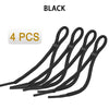 Four black floating eyewear straps for water sports