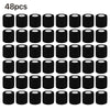 Paquete de 48 vendas desechables anti-resbalantes para tatuajes en negro.