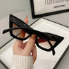 Vintage Cat-Eye Square Sunglasses