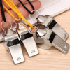 Professional Stainless Steel Whistle with Lanyard