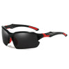 Polarized Half-Frame Sport Sunglasses with Anti-Glare Lenses