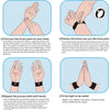 Instrucciones para usar pulseras Anti-Mareo para encontrar y aplicar presión en el punto Nei-Kuan del cuerpo.