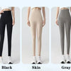 Trois vues des leggings Summer Shark Skin noirs, carnation et gris pour femmes