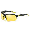Polarized Half-Frame Sport Sunglasses with Anti-Glare Lenses