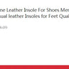 Adjustable Height Increase Insoles with Shock Absorption