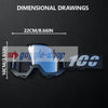 Unisex Outdoor Riding Safety Goggles with Anti-Scratch Lenses