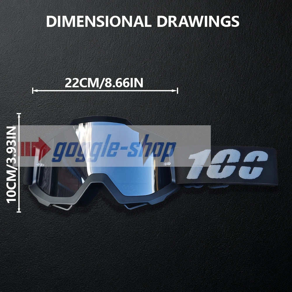 Unisex Outdoor Riding Safety Goggles with Anti-Scratch Lenses