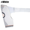 White comfort compression shoulder support brace shown from the side.