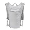 Chaleco portabidones deportivo ajustable para exteriores de color gris claro.