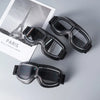 Vintage Leather Motorcycle Goggles