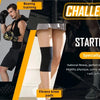 A promotional image showing boxing training equipment including gloves, fitness belts, and knee pads for fitness enthusiasts.