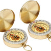 Vintage Brass Compass for Outdoor Navigation