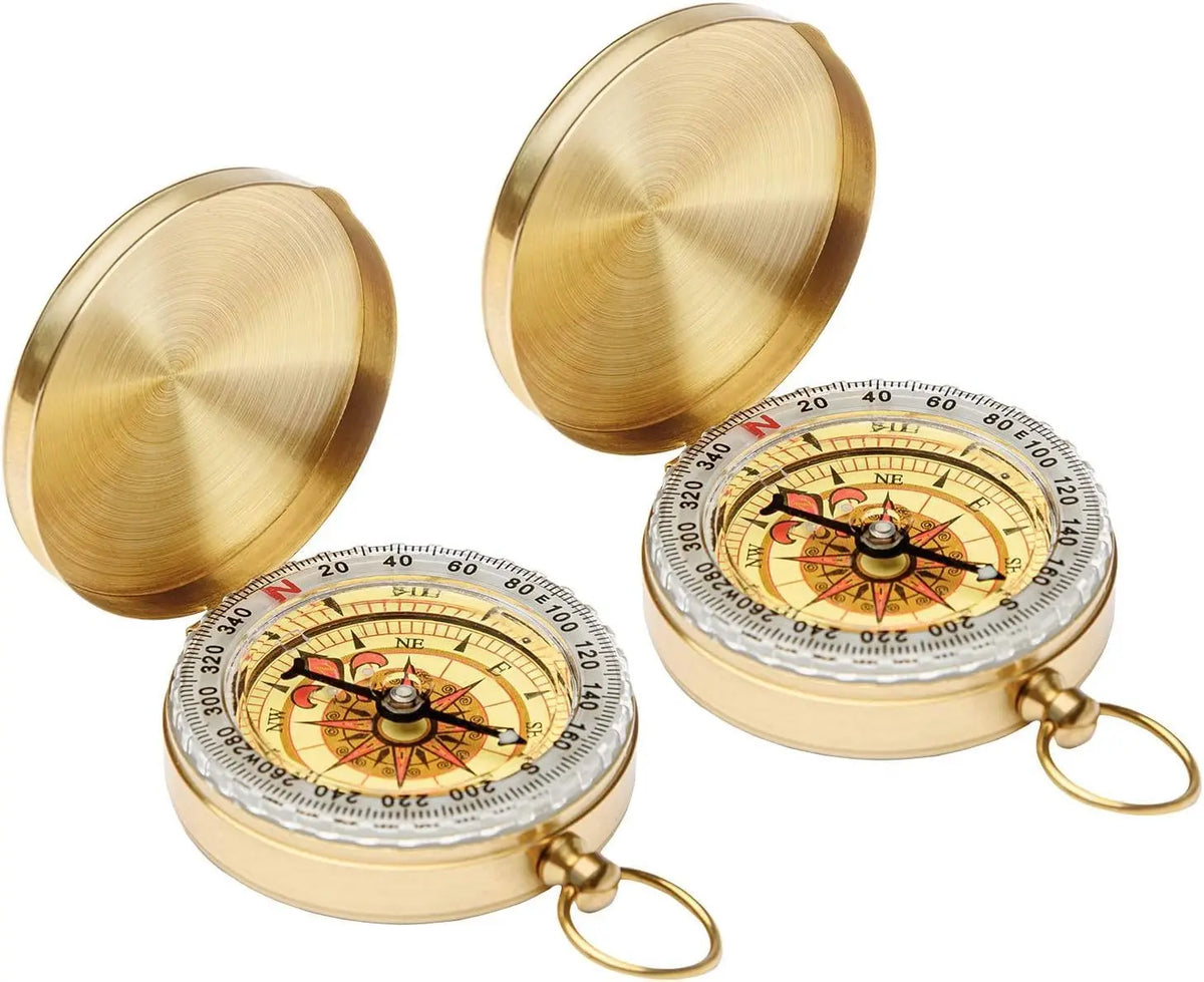 Vintage Brass Compass for Outdoor Navigation