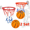 Mini Basketball Hoop Set with Suction Cup Mount for Kids
