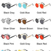 Retro Round Metal Sunglasses with UV400 Protection