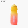 A clear plastic bottle filled with yellow liquid, labeled JUSTJUST, standing upright.
