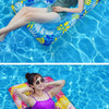 Striped Inflatable Pool Hammock for Adults