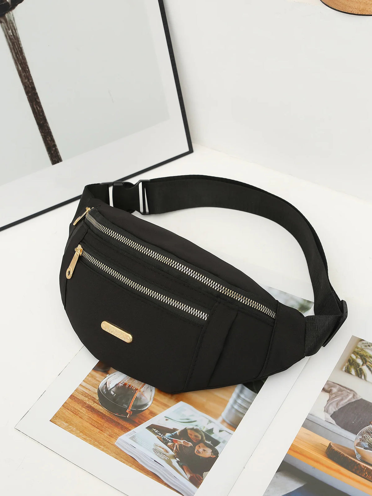 Waterproof Nylon Waist Pack with Adjustable Strap