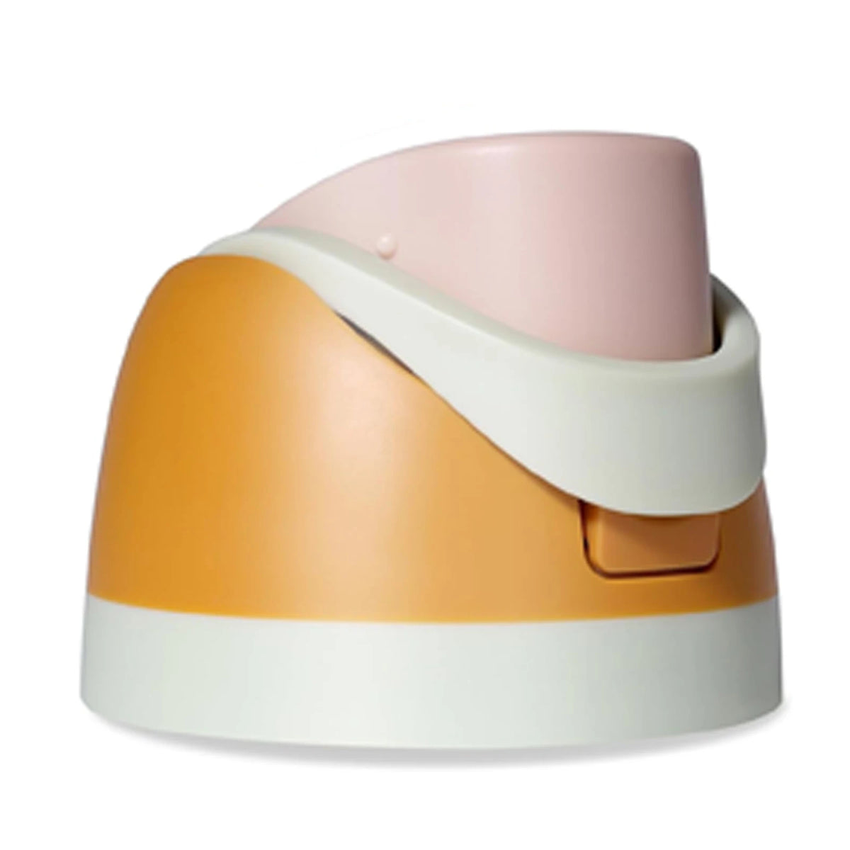 A leakproof replacement lid for a water bottle, featuring a pink and orange color scheme.