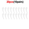 A set of 20 silicone eyeglass ear hooks for anti-slip grip.