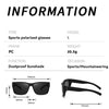 Polarized Retro Square Sunglasses with UV400 Protection