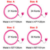 Adjustable Weighted Exercise Hoop for Core and Waist Toning