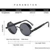Retro Round Metal Sunglasses with UV400 Protection