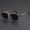 Square Metal Sunglasses with UV400 Protection