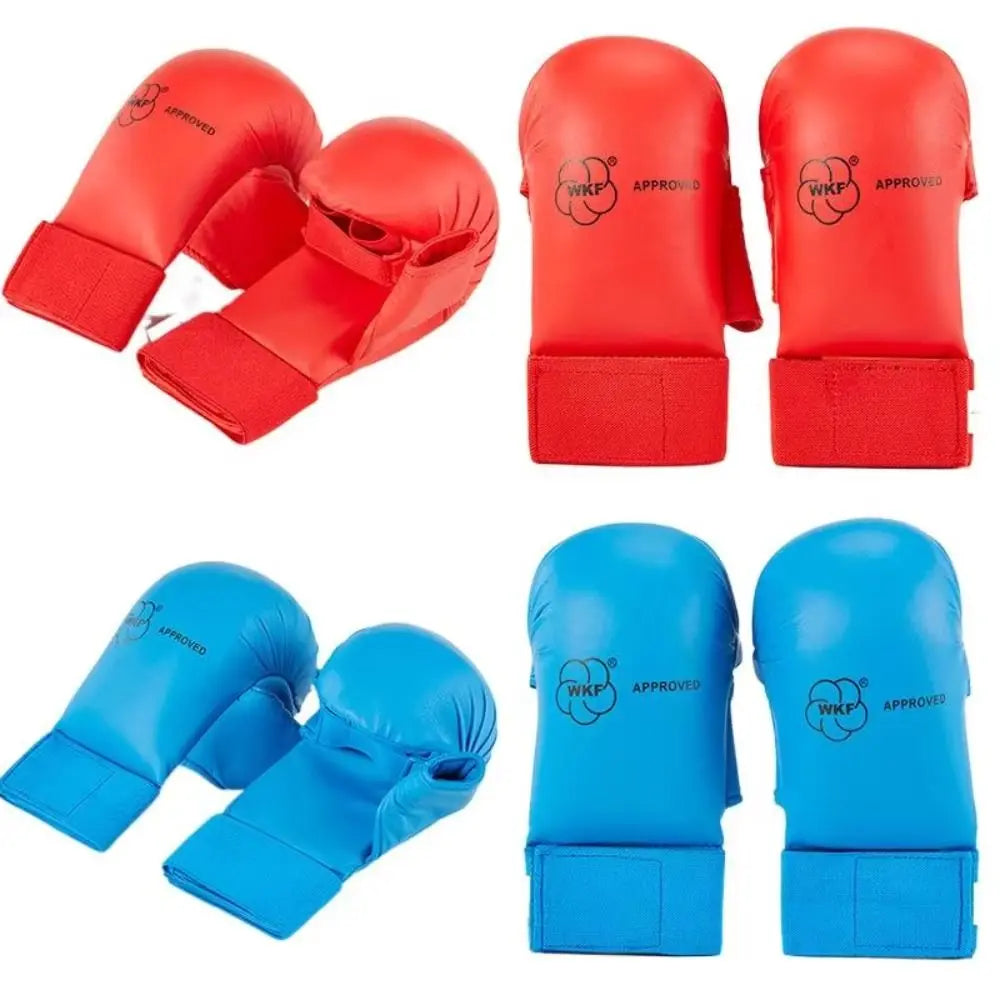 Half-Finger Karate Training Gloves with Thumb Protection
