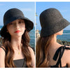 Handwoven Straw Sun Hat with Wide Brim