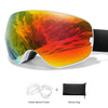 Outdoor Ski Goggles with Protective Case and Anti-Fog Lenses