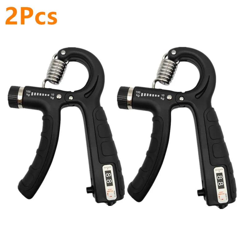 Adjustable Hand Grip Strengthener with Counter