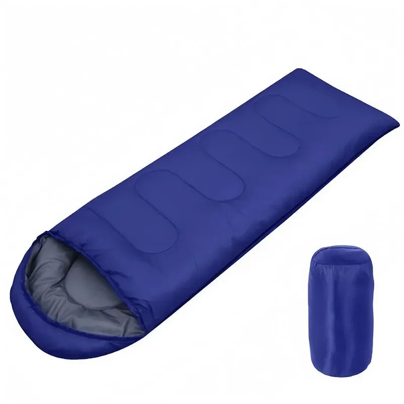 Envelope Cotton Sleeping Bag for 3-Season Camping