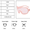 Oversized Pilot Sunglasses with Gradient Lenses