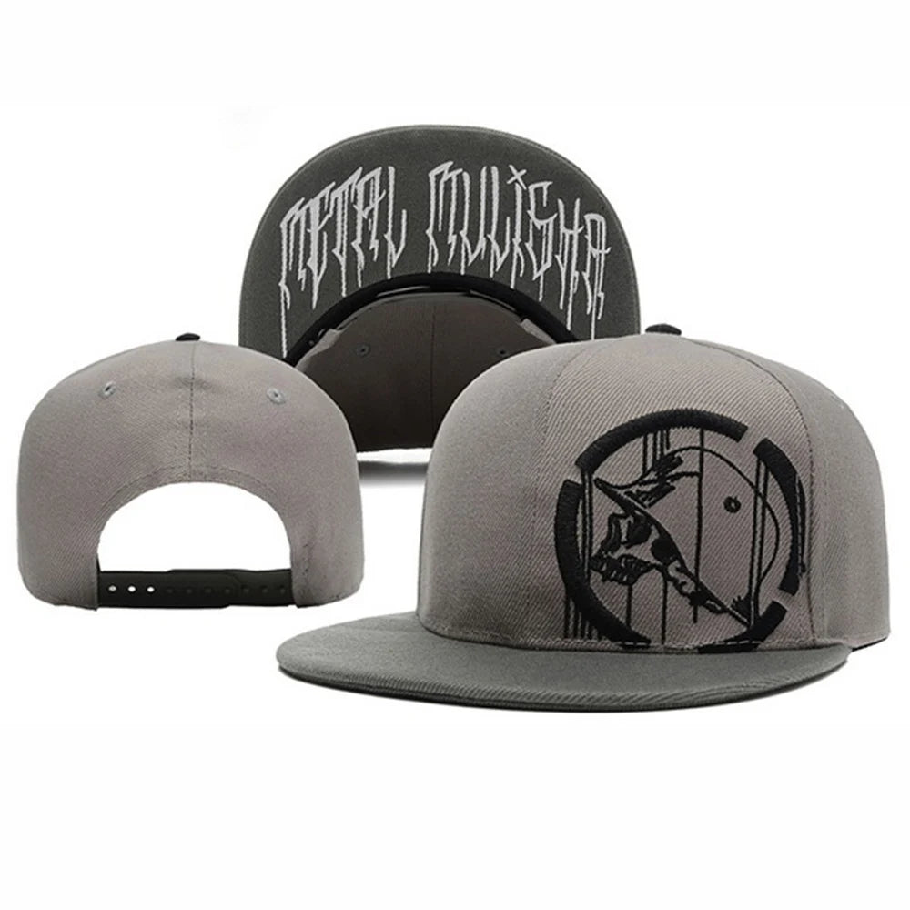 Embroidered Snapback Baseball Cap