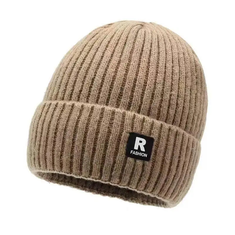 Fleece-Lined Knit Beanie for Men and Women