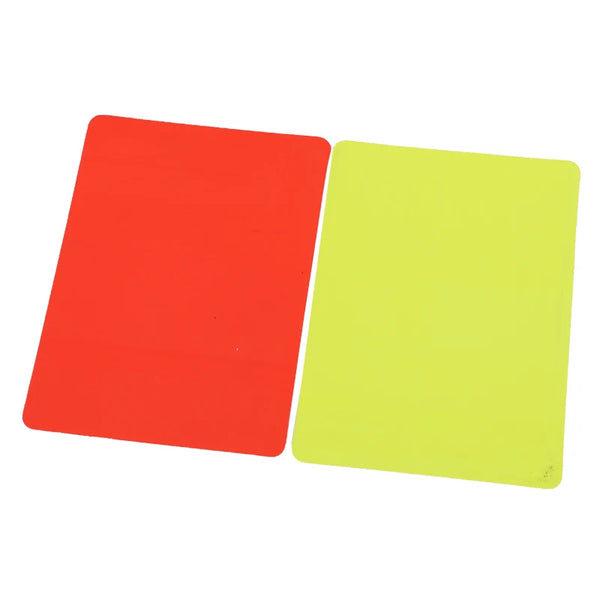 Professional Soccer Referee Red & Yellow Cards Set