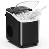 Compact Countertop Ice Maker with Basket and Handle