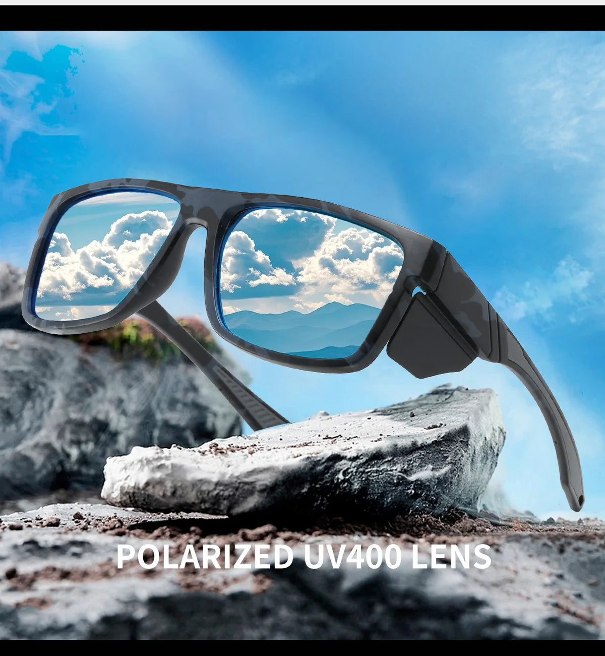 Tactical Camouflage Polarized Sunglasses for Cycling and Outdoor Sports