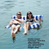 Striped Inflatable Pool Hammock for Adults