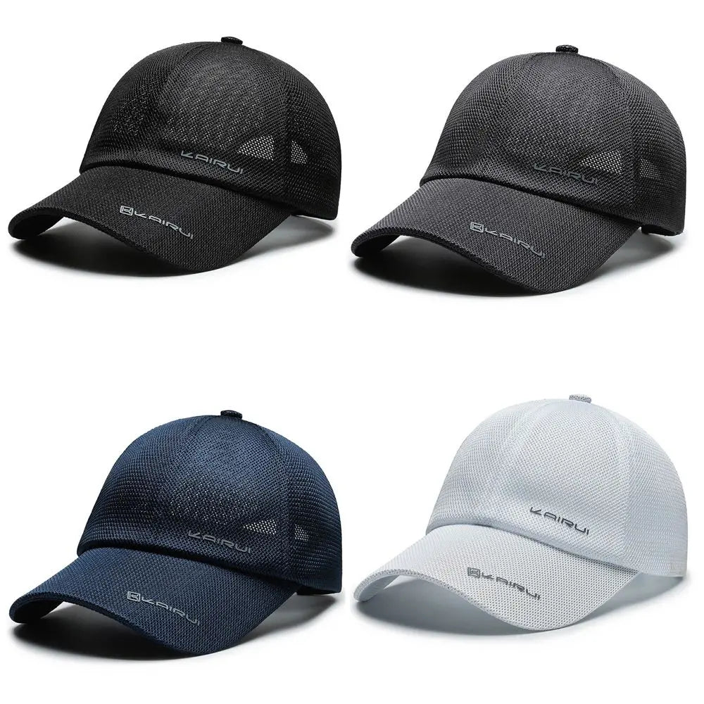 Breathable Mesh Baseball Cap for Sun Protection