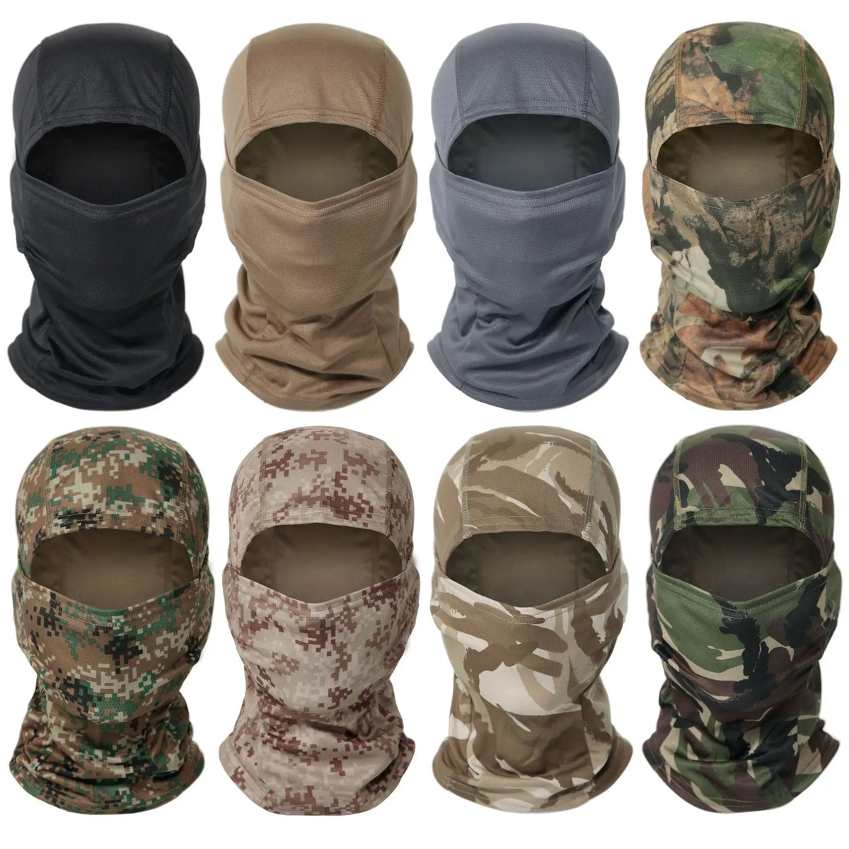 Camouflage Balaclava Full Face Mask for Outdoor Sports